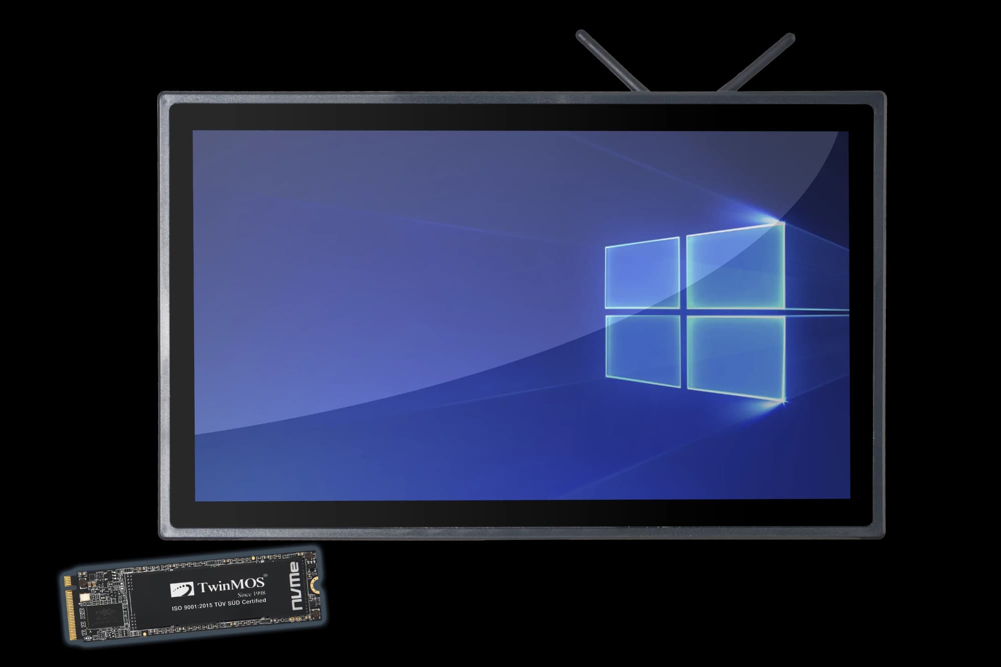 Quanmax Q-1850AG 18.5'' Endüstriyel Panel PC I5 4200U 8GB 256GB NVMe SSD Wi-Fi 1920*1080 FHD — fotoğraf 5/8