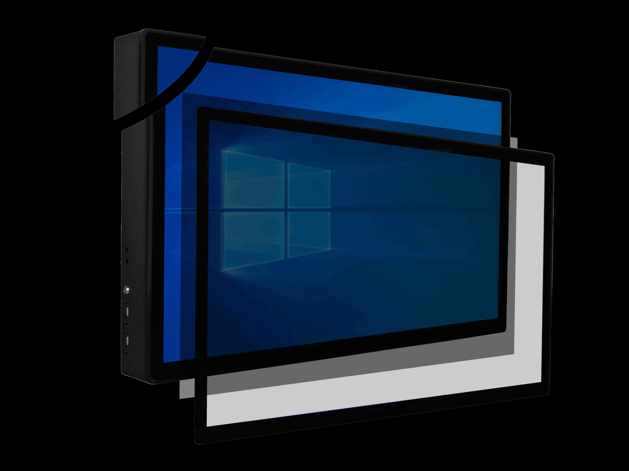 Quanmax Q-3200NT 32'' Industrial Panel PC J 6412 8GB DDR4 256GB NVMe SSD Wi-Fi — photo 3/7