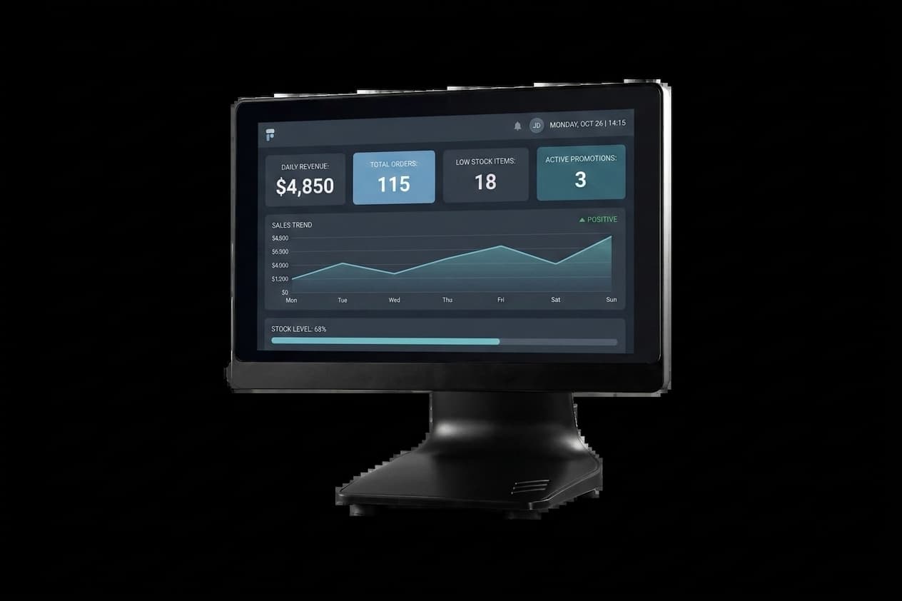 Onega ONG-1560 Touchscreen POS PC 15.6'' i5 6200U 8 GB DDR4 256 GB NVME SSD — photo 2/7